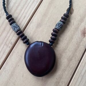 African seed necklace